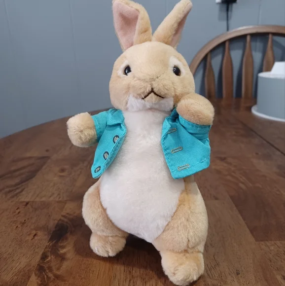 ✓Ty Beanie Babies Cotton Tail Peter Rabbit Movie 9" Doll S Plush Easter - Picture 2 of 9